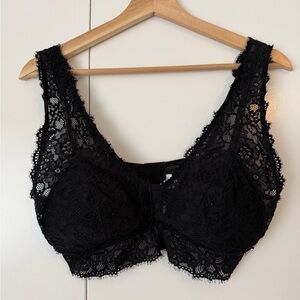Aerie Black Lace Bra